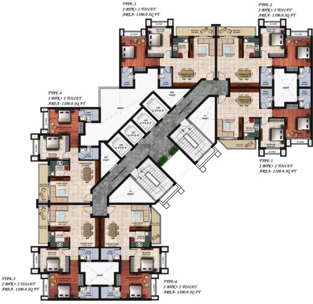  gardenia Images for Cluster Plan of Varda Gardenia