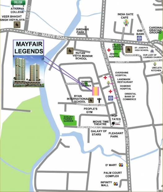  legends Images for Location Plan of Mayfair Legends
