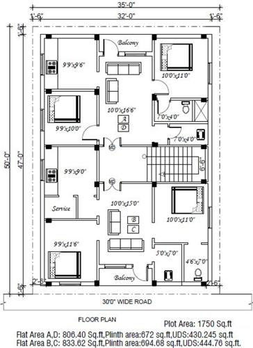 Images for Cluster Plan of GRK Apartments
