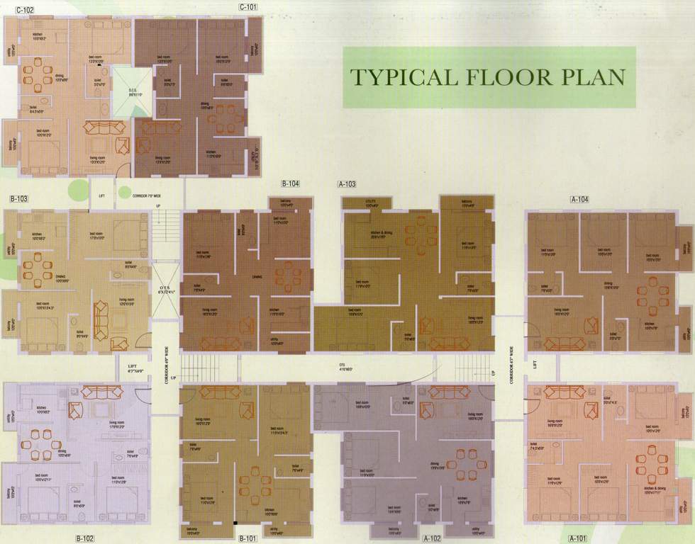 hillview Images for Cluster Plan of S Kadirvel Construction Company P Ltd Hillview