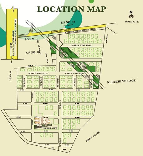  hillview Images for Location Plan of S Kadirvel Construction Company P Ltd Hillview