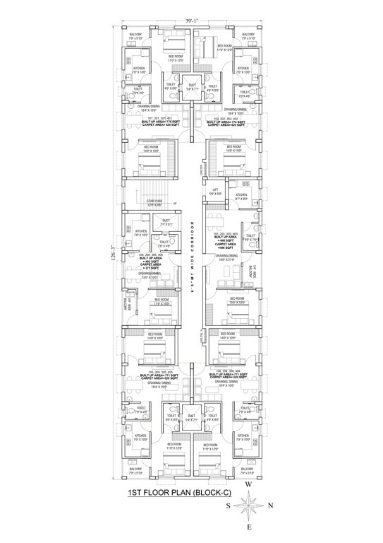  panchavati residency Block A Cluster Plan