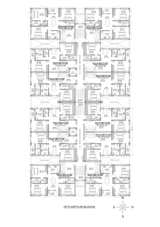  panchavati residency Block B Cluster Plan