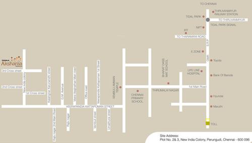  akshara Images for Location Plan of Poomalai Housing Akshara
