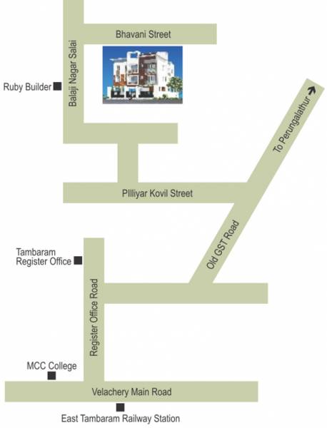 Images for Location Plan of Poomalai Housing Naveen