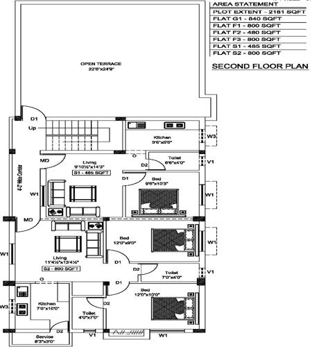 Images for Cluster Plan of Sumangali Ashok Enclave