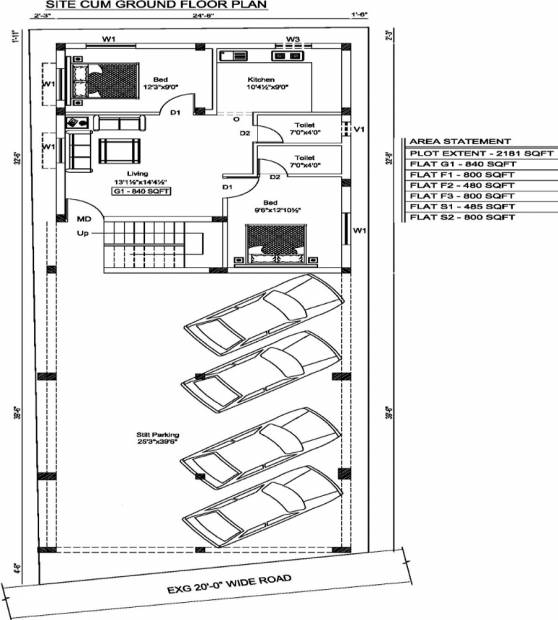 Images for Cluster Plan of Sumangali Ashok Enclave