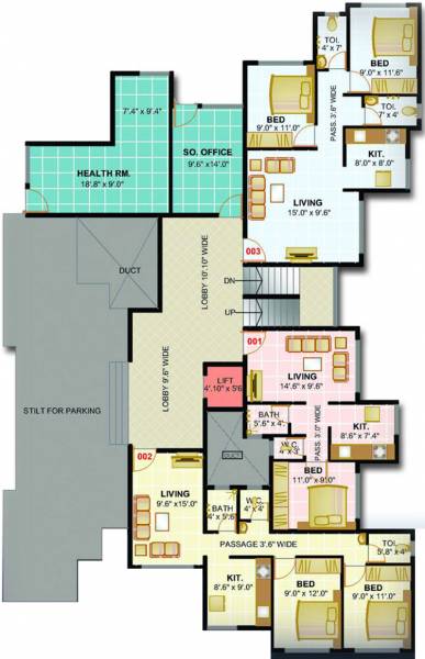 Images for Cluster Plan of Ecogreen Hill View Residency