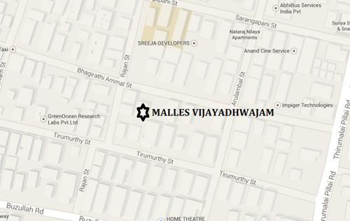  vijayadhwajam Images for Location Plan of Malles Vijayadhwajam