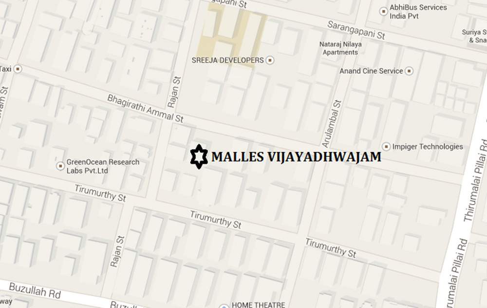 vijayadhwajam Images for Location Plan of Malles Vijayadhwajam