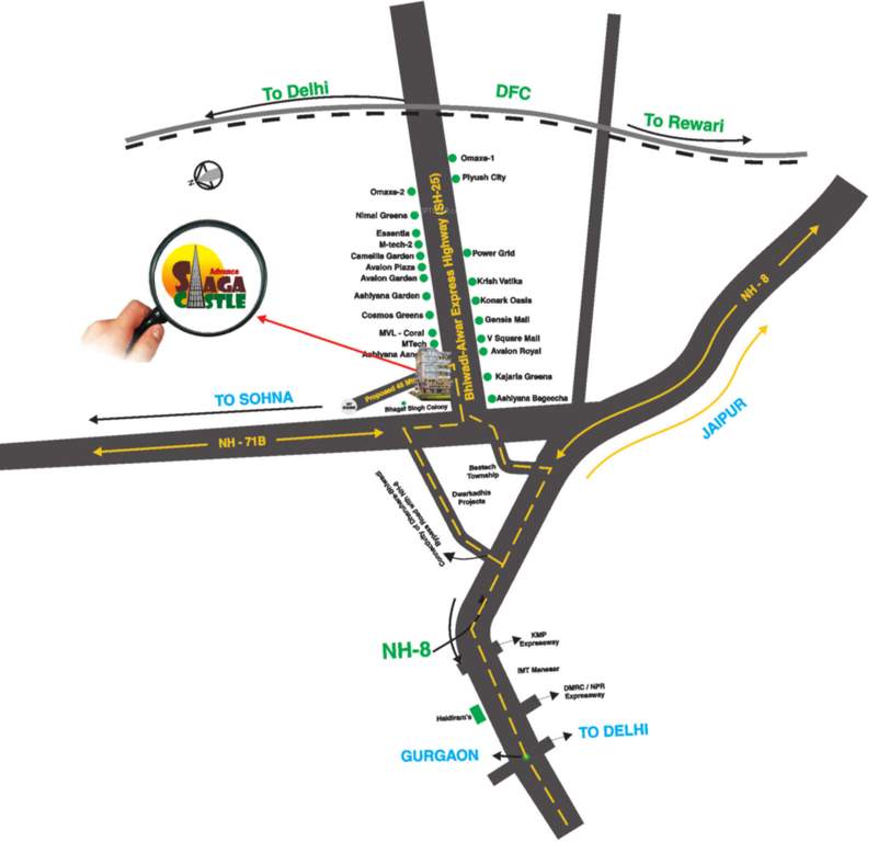Images for Location Plan of AIBPL Saaga Castle