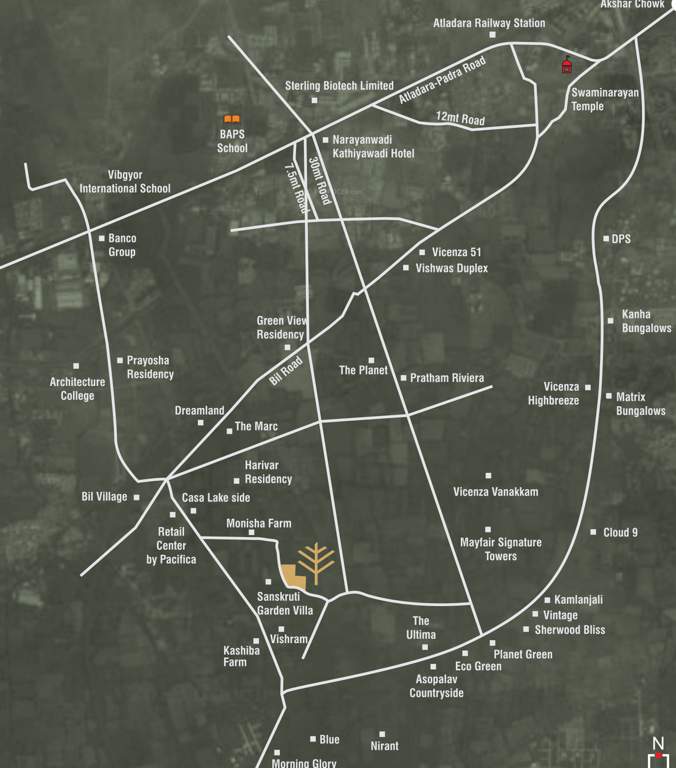 woodscape phase 1 Images for Location Plan of Vinayak Woodscape