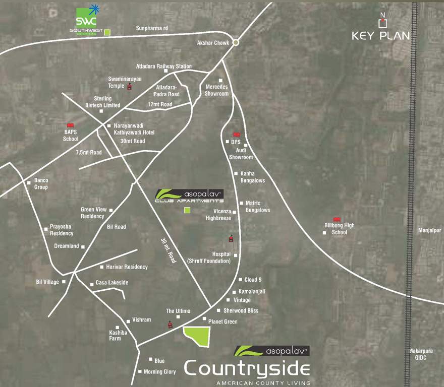 asopalav countryside Images for Location Plan of Aim Asopalav Countryside