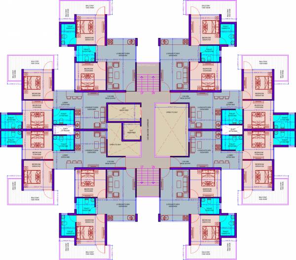 Tower 1 Cluster Plan hightech-affordable-homes Tower 1 Cluster Plan