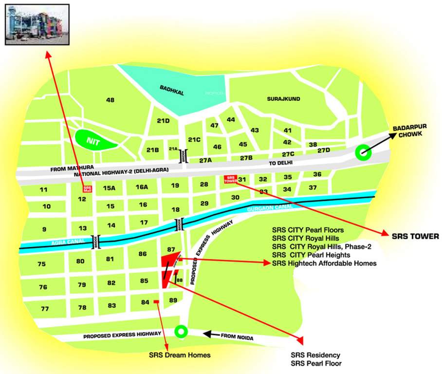  hightech affordable homes Location Plan