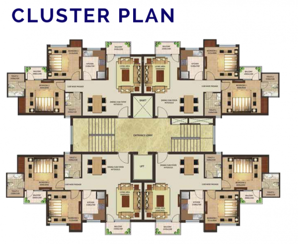 Cluster Plan sheres-shalimar-mannat-phase-1 Cluster Plan