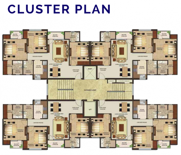 Cluster Plan sheres-shalimar-mannat-phase-1 Cluster Plan