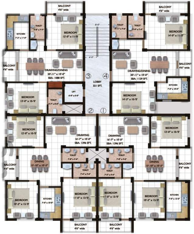 Images for Cluster Plan of Saideep Avenue