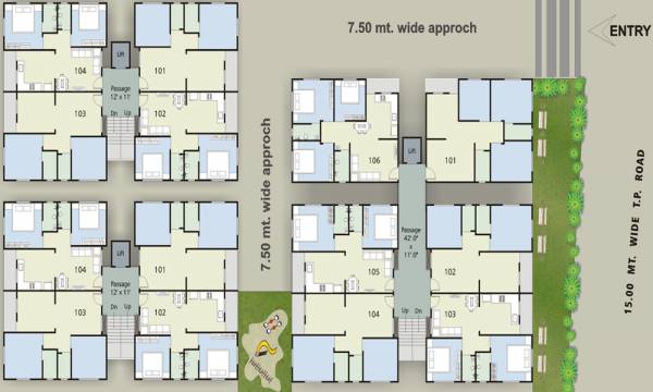 Images for Layout Plan of Shreedhar Madhuvan Residency