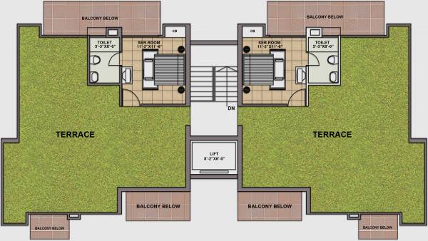  my-floors Block 1 Wing A Cluster Plan