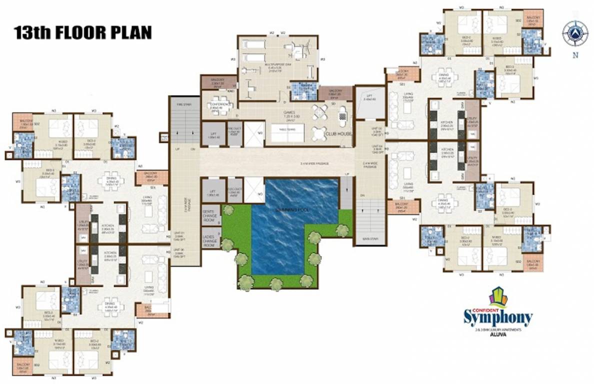 Images for Cluster Plan of Confident Symphony