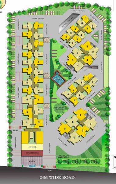 Images for Layout Plan of Techman Moti Residency Phase II Images for Layout Plan of Techman Moti Residency Phase II