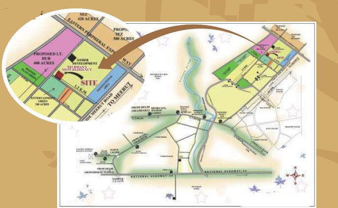  moti residency phase ii Location Plan