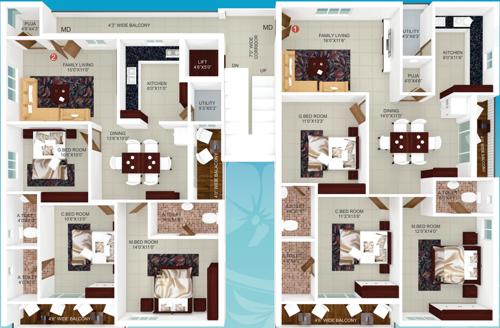 Images for Cluster Plan of Sree Mahitha Green Meadows