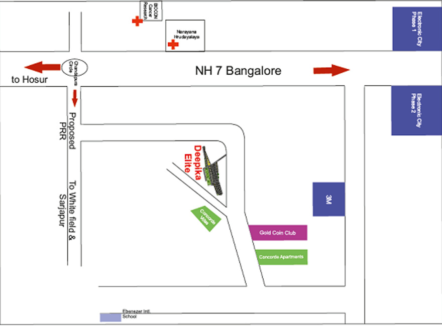 Images for Location Plan of Panchamukhi Deepika Elite