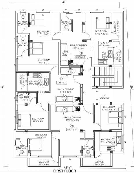 Images for Cluster Plan of New Age Perungudi