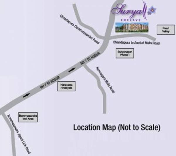 Location Plan i1-properties surya-enclave Location Plan