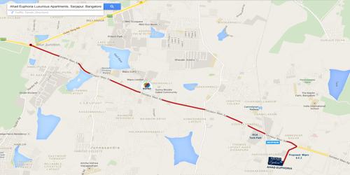  euphoria Images for Location Plan of Ahad Euphoria