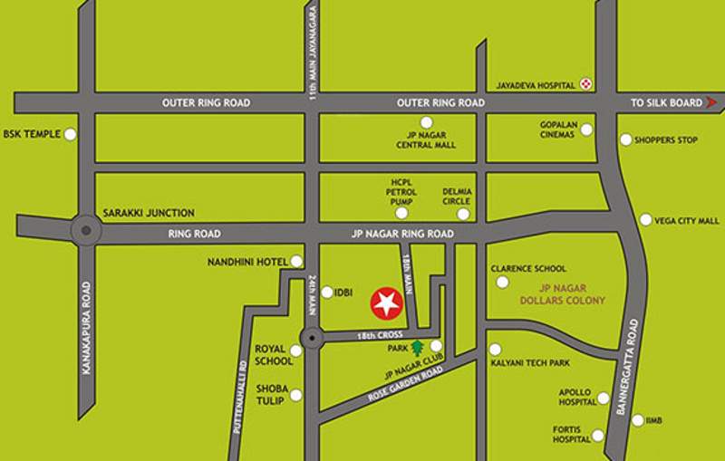  elegance Images for Location Plan of MBM Elegance