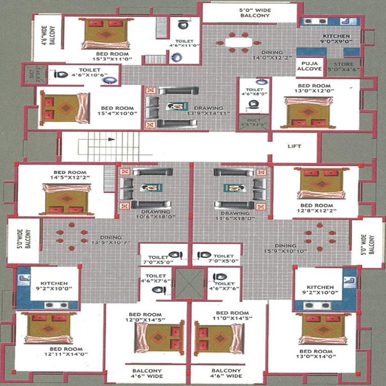 Images for Cluster Plan of Grandmark Prestige Residency