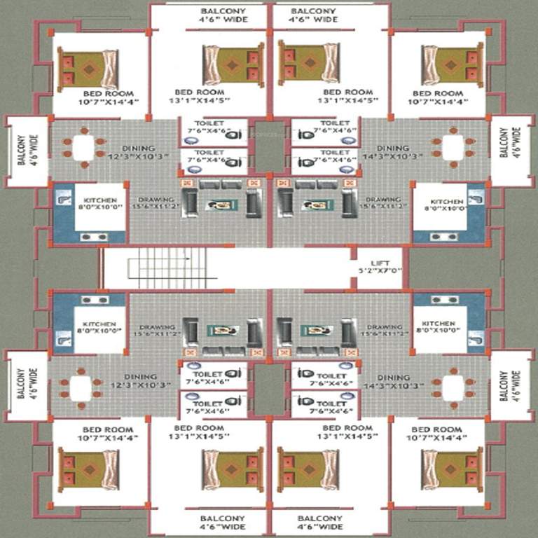 Images for Cluster Plan of Grandmark Prestige Residency