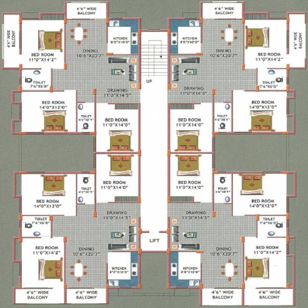 Images for Cluster Plan of Grandmark Prestige Residency