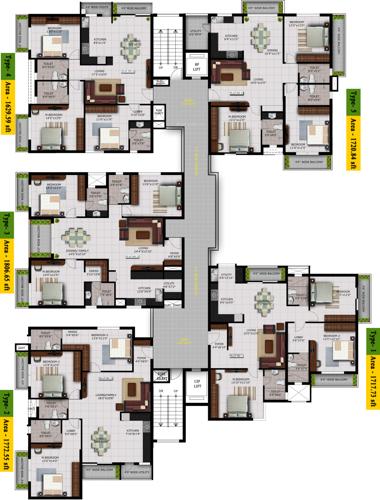 Images for Cluster Plan of Chamundi Amber Woods Images for Cluster Plan of Chamundi Amber Woods