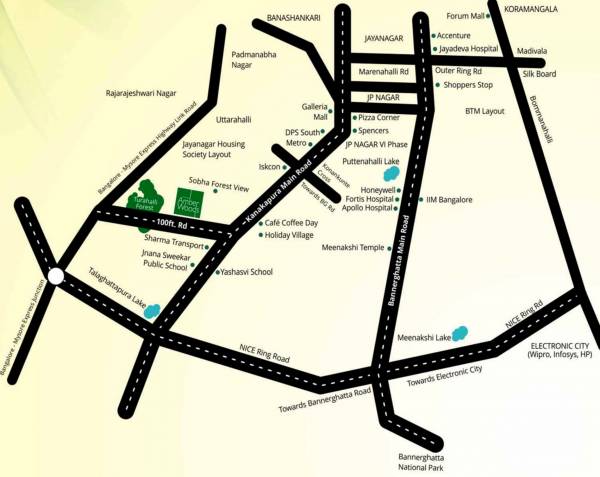 Images for Location Plan of Chamundi Amber Woods Images for Location Plan of Chamundi Amber Woods