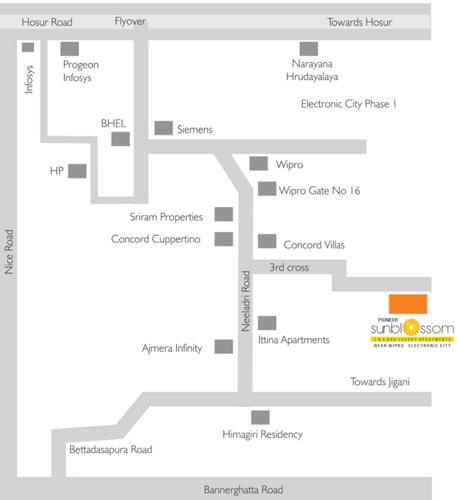  sun-blossom Images for Location Plan of Pioneer Sun Blossom