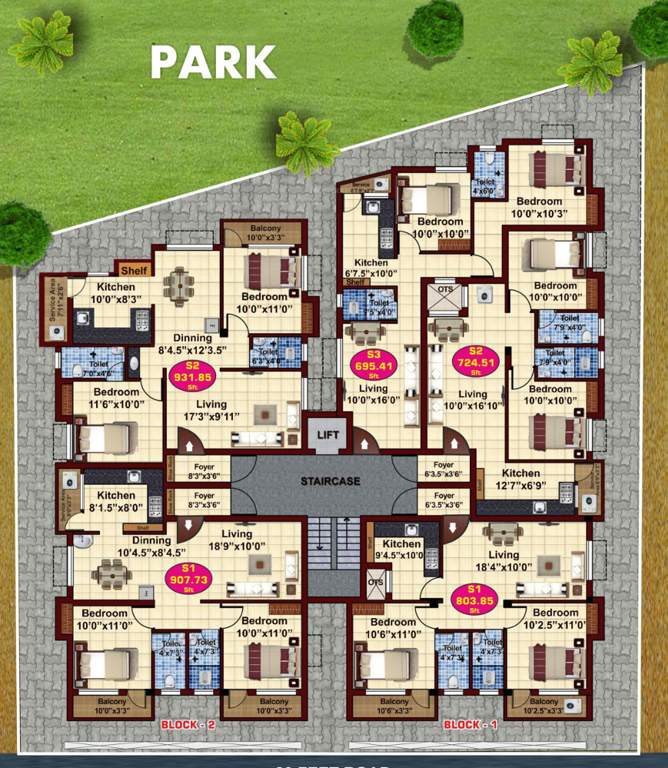 Images for Cluster Plan of JKB Royal Garden