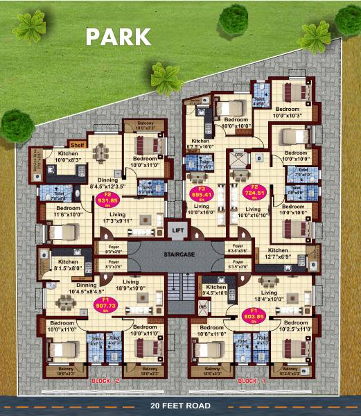 Images for Cluster Plan of JKB Royal Garden