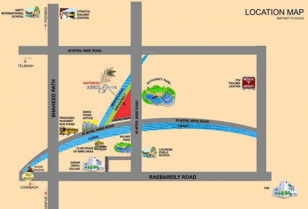 Images for Location Plan of Antriksh Abril Green