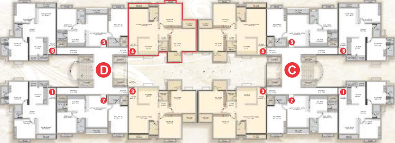 Images for Cluster Plan of Narayan Sanskruti