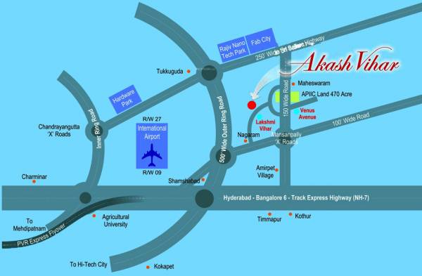 Images for Location Plan of Ajasra Akash Vihar Plots