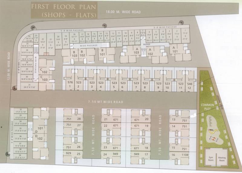  greens Images for Cluster Plan of Param Greens