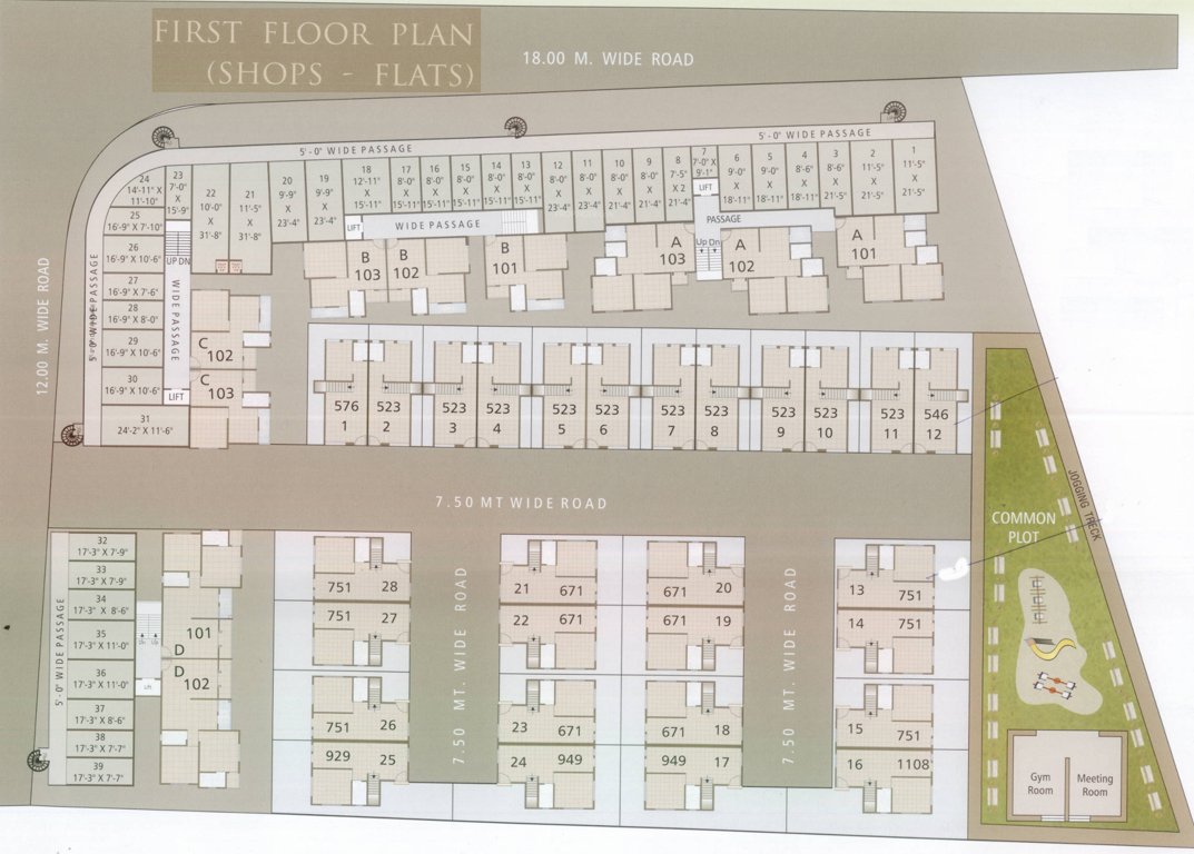 greens Images for Cluster Plan of Param Greens