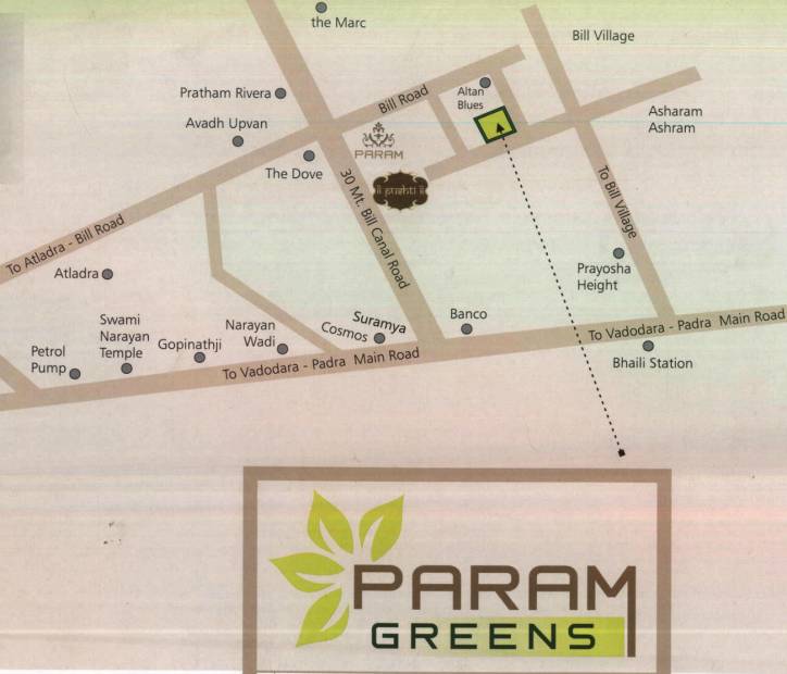  greens Images for Location Plan of Param Greens