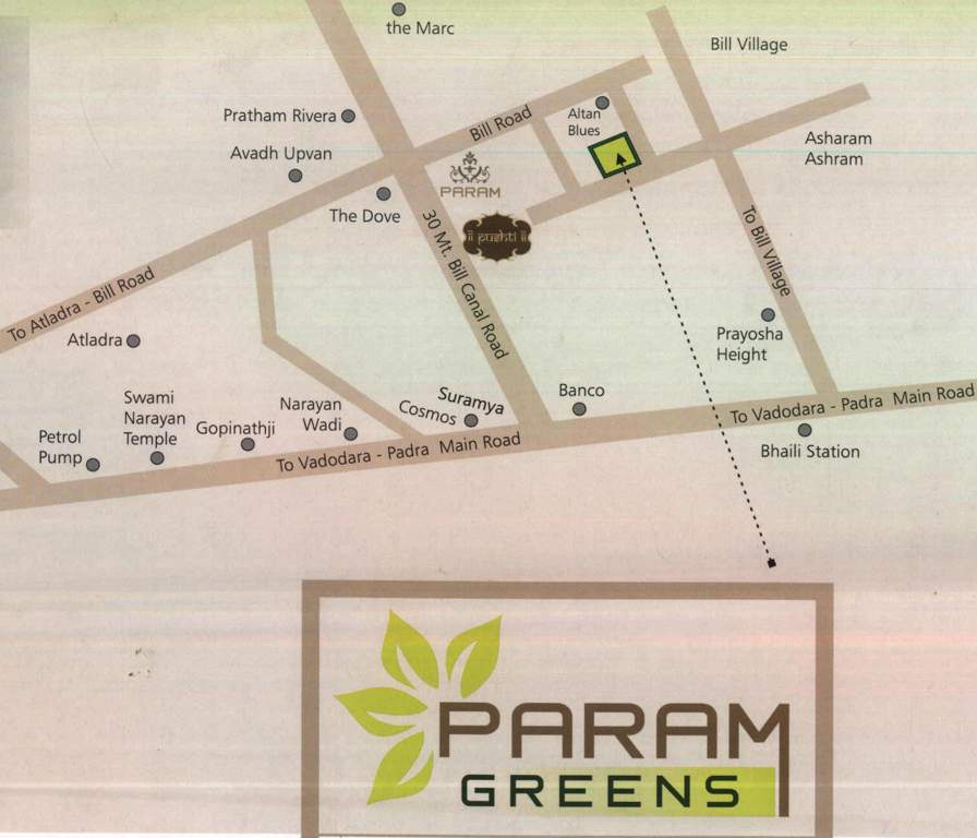 greens Images for Location Plan of Param Greens