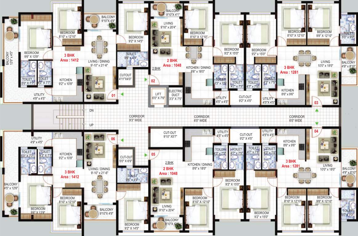 silver springs Images for Cluster Plan of Sree Malyadri Silver Springs