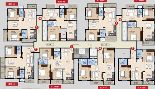 Images for Cluster Plan of Meenakshi North Avenue north-avenue Images for Cluster Plan of Meenakshi North Avenue